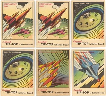 1954 D94-4 Tip-Top Bread "Space Cards" Collection (11)